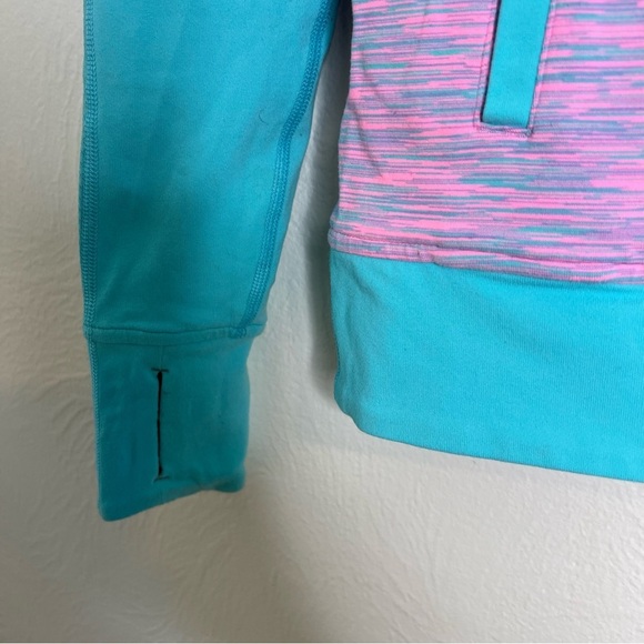 IVIVVA Girls Reversible Zip-Up Jacket Gray Teal Full Zip Pockets Activewear 10 - Picture 14 of 16